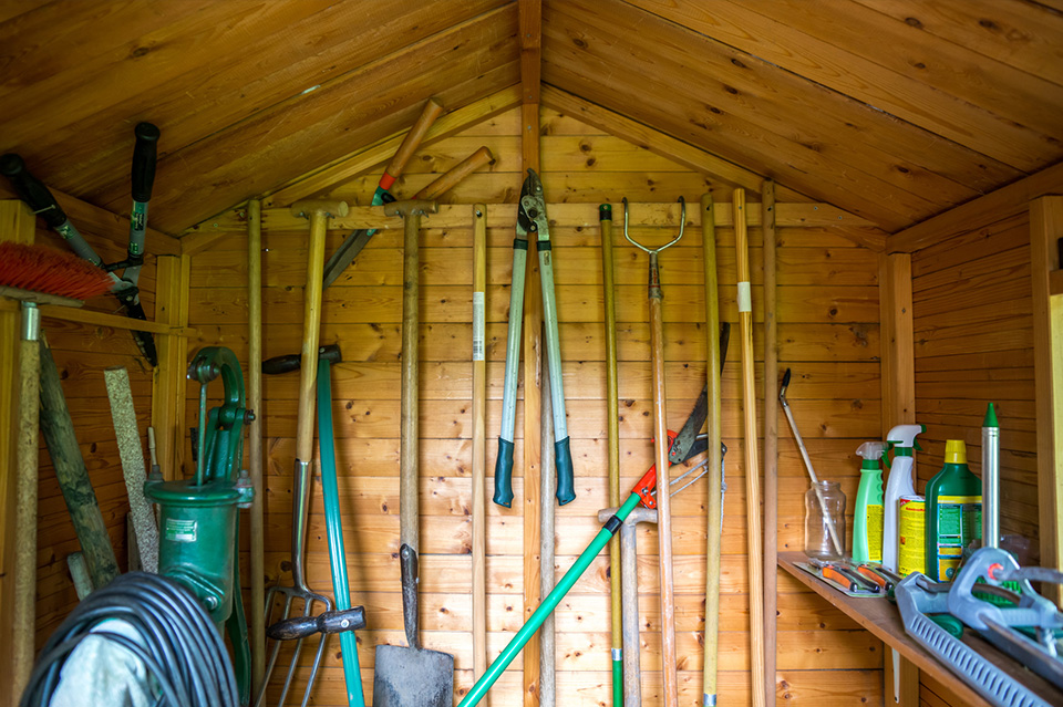 Tidy up your garden and shed this winter