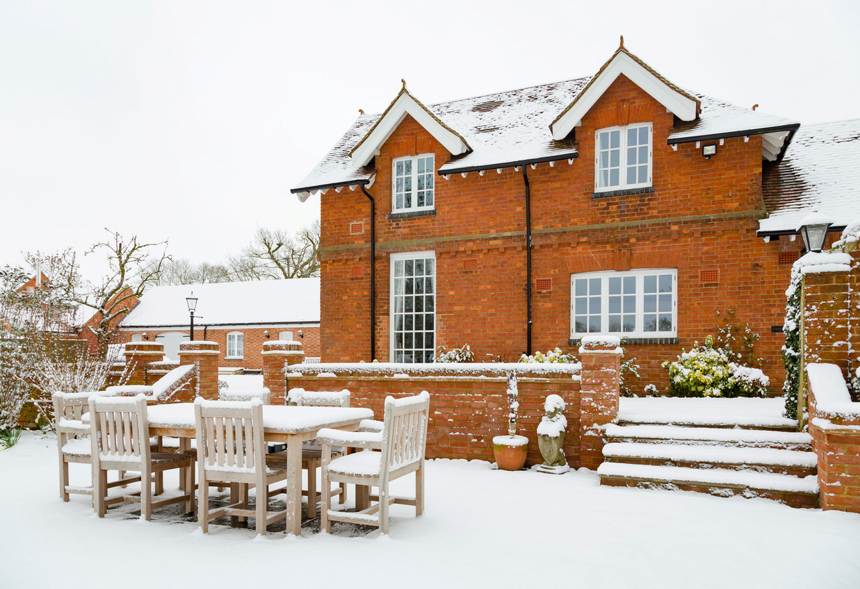 Cheshire winter garden maintenance